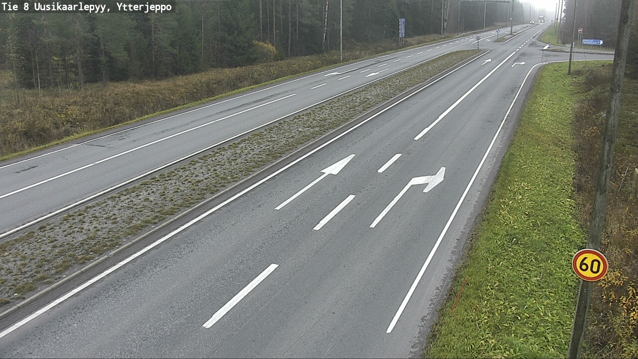 Kelikamerat Kuva Tie 8 Uusikaarlepyy, Ytterjeppo, Uusikaarlepyy, Pohjanmaa