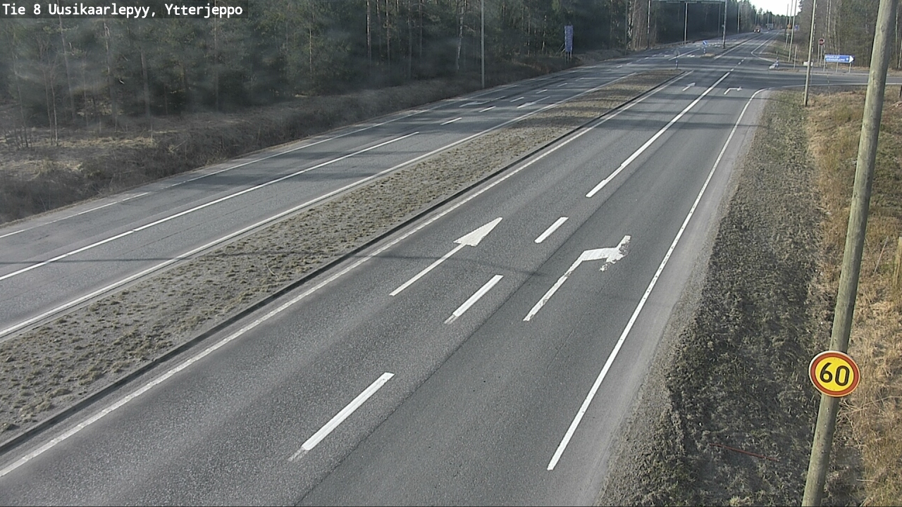 Kelikamerat Kuva Tie 8 Uusikaarlepyy, Ytterjeppo, Uusikaarlepyy, Pohjanmaa