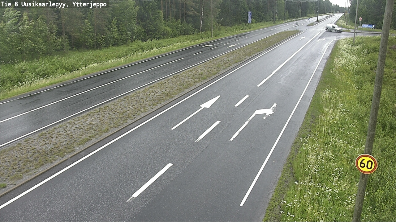 Weather Camera Image Road 8 Uusikaarlepyy, Ytterjeppo, Uusikaarlepyy, Pohjanmaa