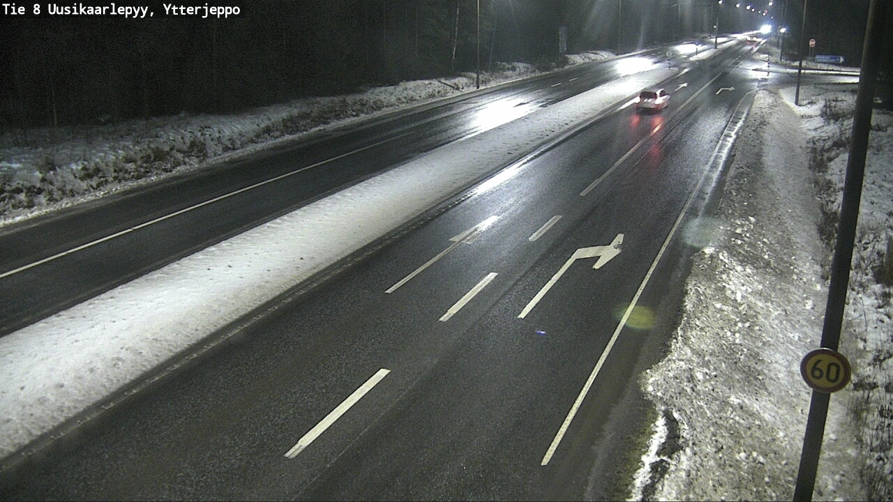Weather Camera Image Väg 8 Nykarleby, Ytterjeppo, Uusikaarlepyy, Pohjanmaa