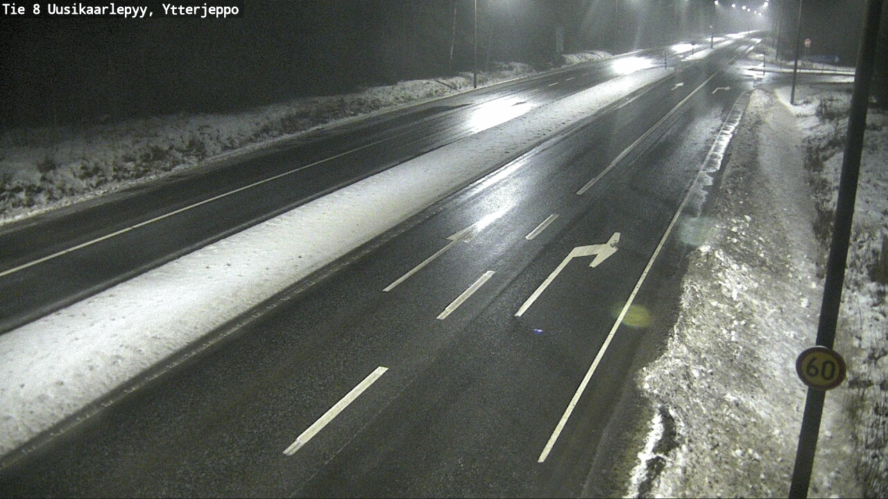 Weather Camera Image Väg 8 Nykarleby, Ytterjeppo, Uusikaarlepyy, Pohjanmaa