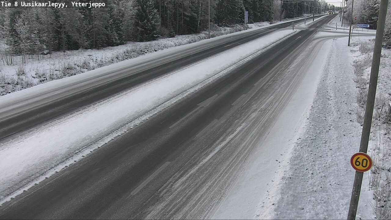 Kelikamerat Kuva Tie 8 Uusikaarlepyy, Ytterjeppo, Uusikaarlepyy, Pohjanmaa