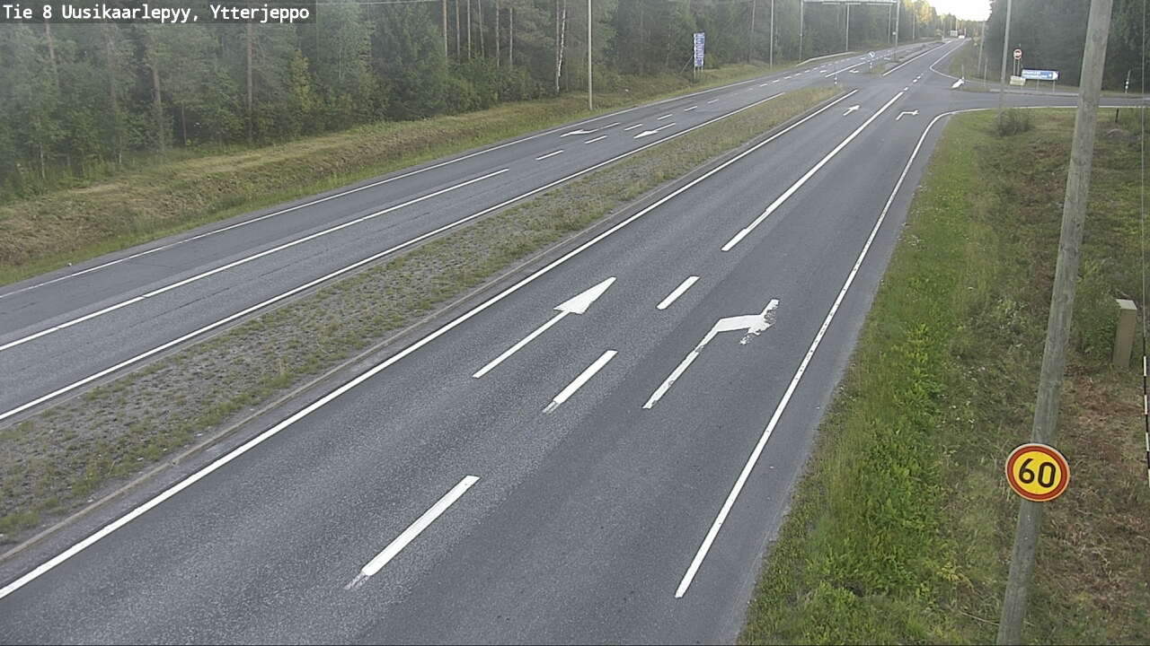 Kelikamerat Kuva Tie 8 Uusikaarlepyy, Ytterjeppo, Uusikaarlepyy, Pohjanmaa