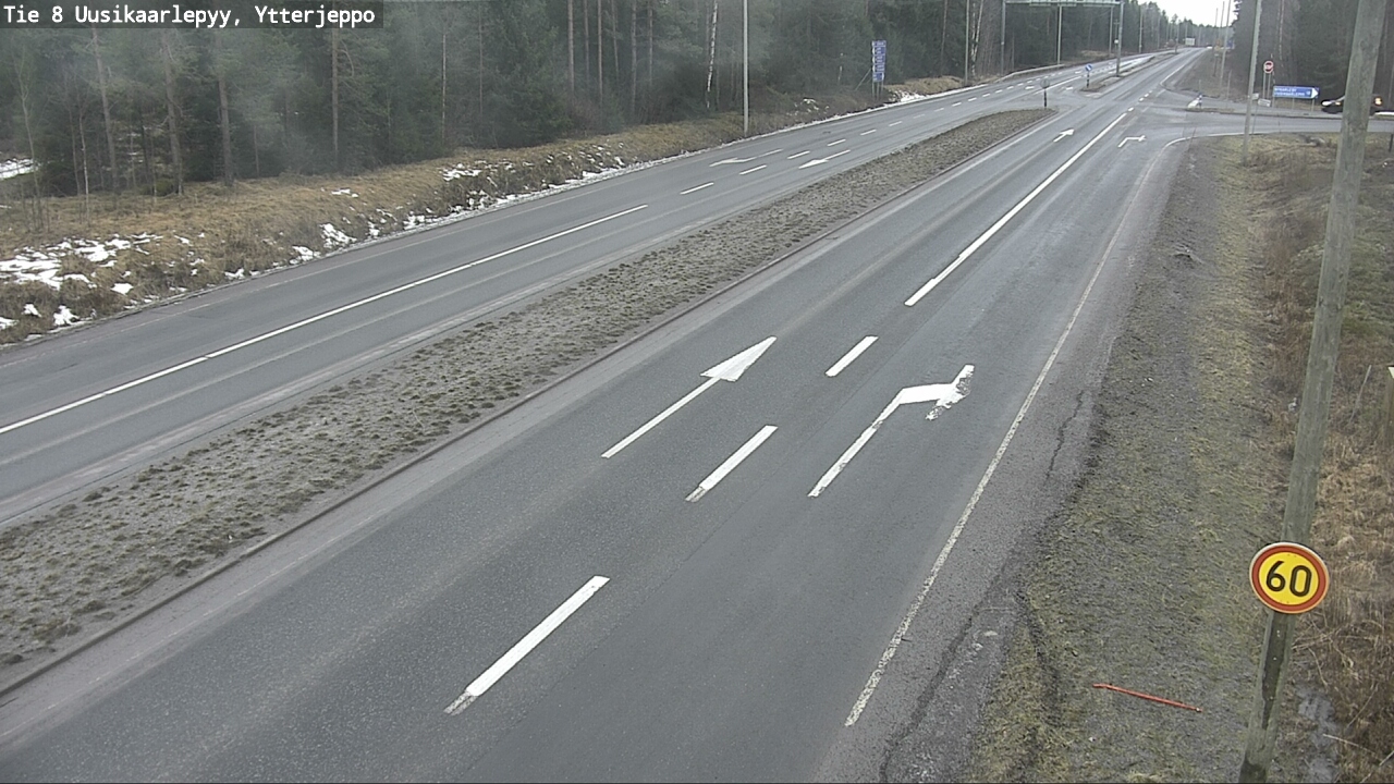 Kelikamerat Kuva Tie 8 Uusikaarlepyy, Ytterjeppo, Uusikaarlepyy, Pohjanmaa