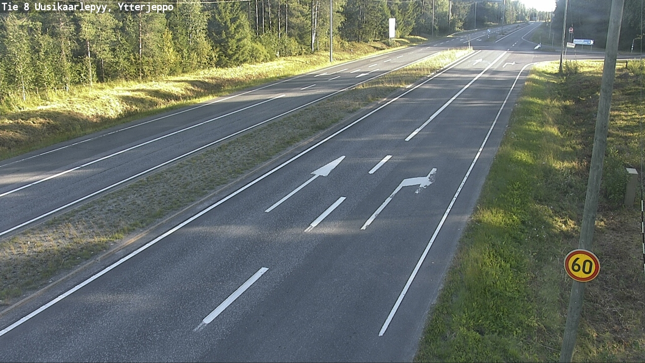 Kelikamerat Kuva Tie 8 Uusikaarlepyy, Ytterjeppo, Uusikaarlepyy, Pohjanmaa