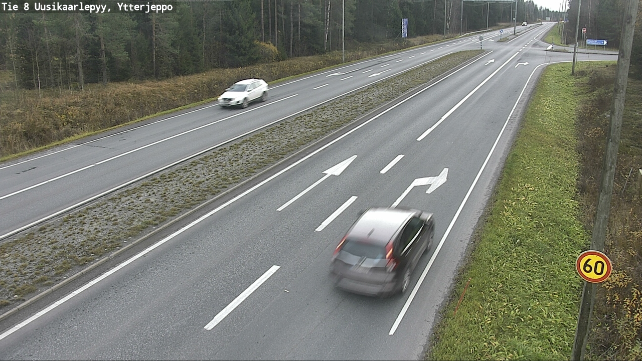 Kelikamerat Kuva Tie 8 Uusikaarlepyy, Ytterjeppo, Uusikaarlepyy, Pohjanmaa