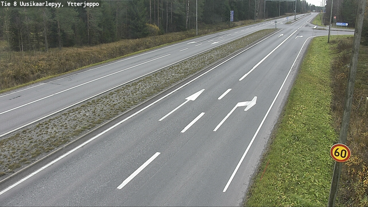 Kelikamerat Kuva Tie 8 Uusikaarlepyy, Ytterjeppo, Uusikaarlepyy, Pohjanmaa