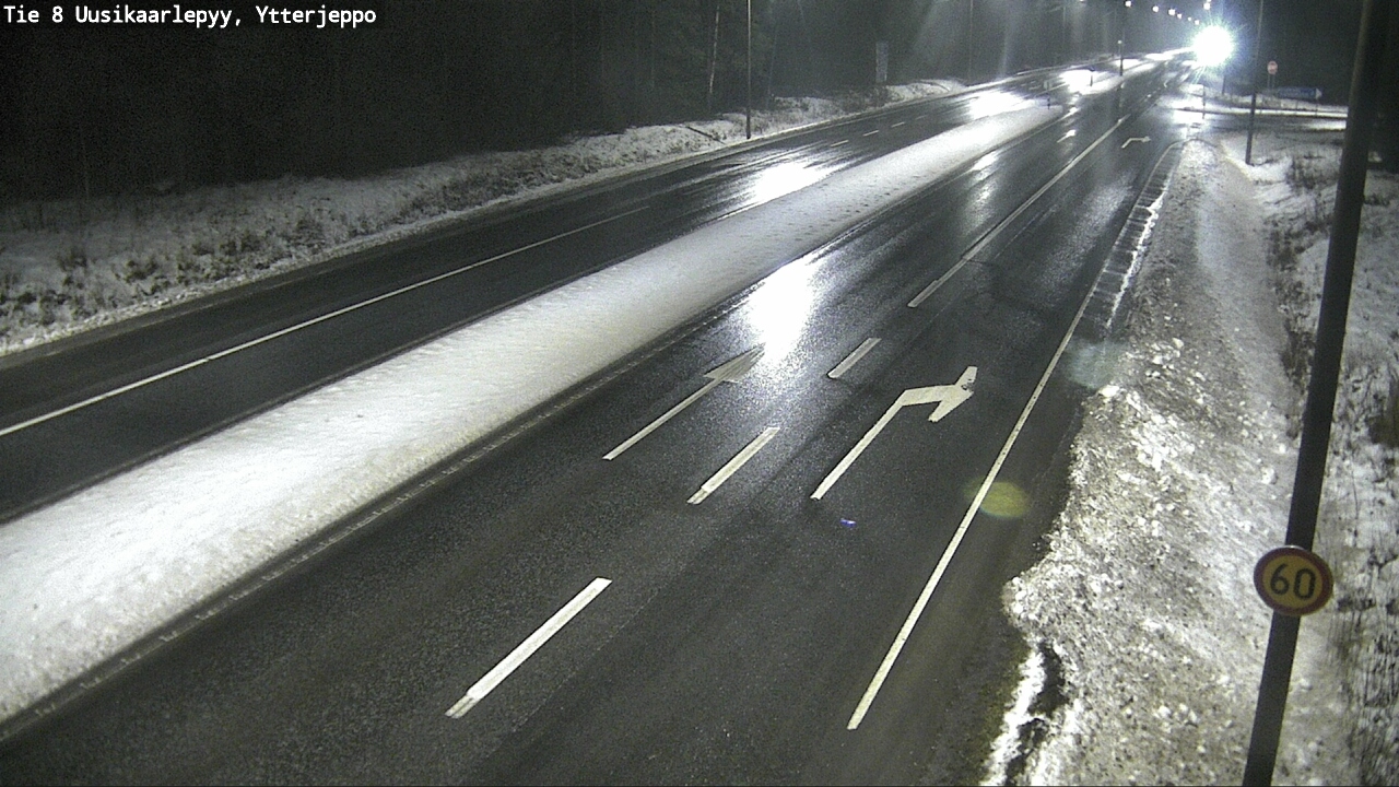 Weather Camera Image Väg 8 Nykarleby, Ytterjeppo, Uusikaarlepyy, Pohjanmaa