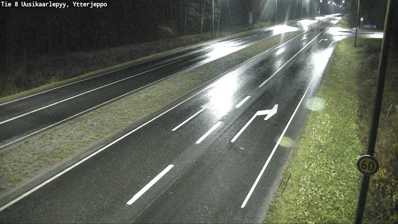 Weather Camera Image Väg 8 Nykarleby, Ytterjeppo, Uusikaarlepyy, Pohjanmaa