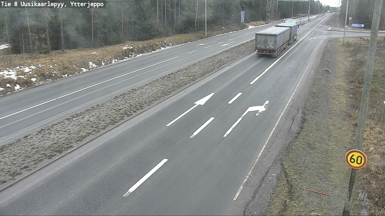 Kelikamerat Kuva Tie 8 Uusikaarlepyy, Ytterjeppo, Uusikaarlepyy, Pohjanmaa