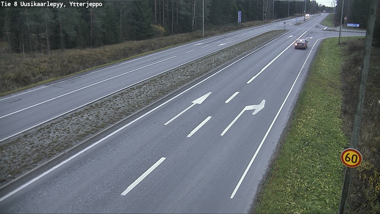 Kelikamerat Kuva Tie 8 Uusikaarlepyy, Ytterjeppo, Uusikaarlepyy, Pohjanmaa