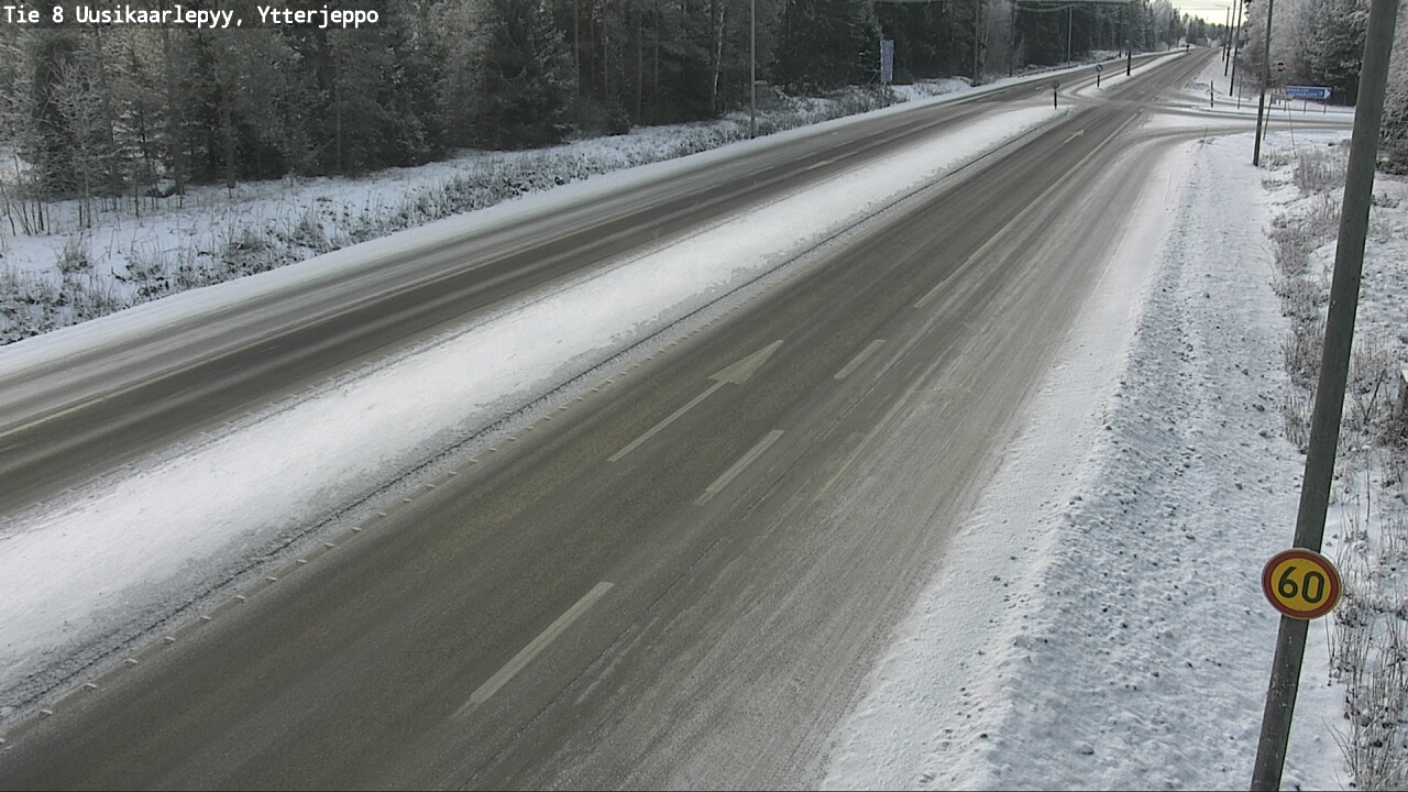Kelikamerat Kuva Tie 8 Uusikaarlepyy, Ytterjeppo, Uusikaarlepyy, Pohjanmaa