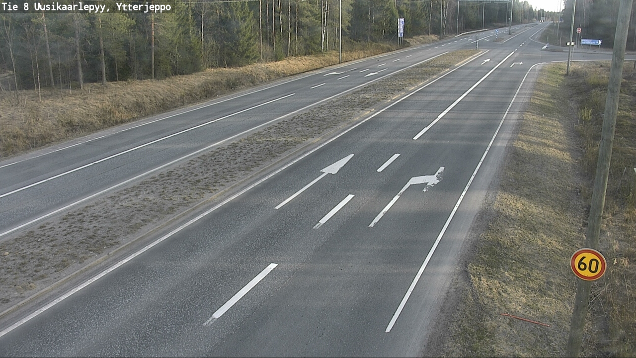 Kelikamerat Kuva Tie 8 Uusikaarlepyy, Ytterjeppo, Uusikaarlepyy, Pohjanmaa