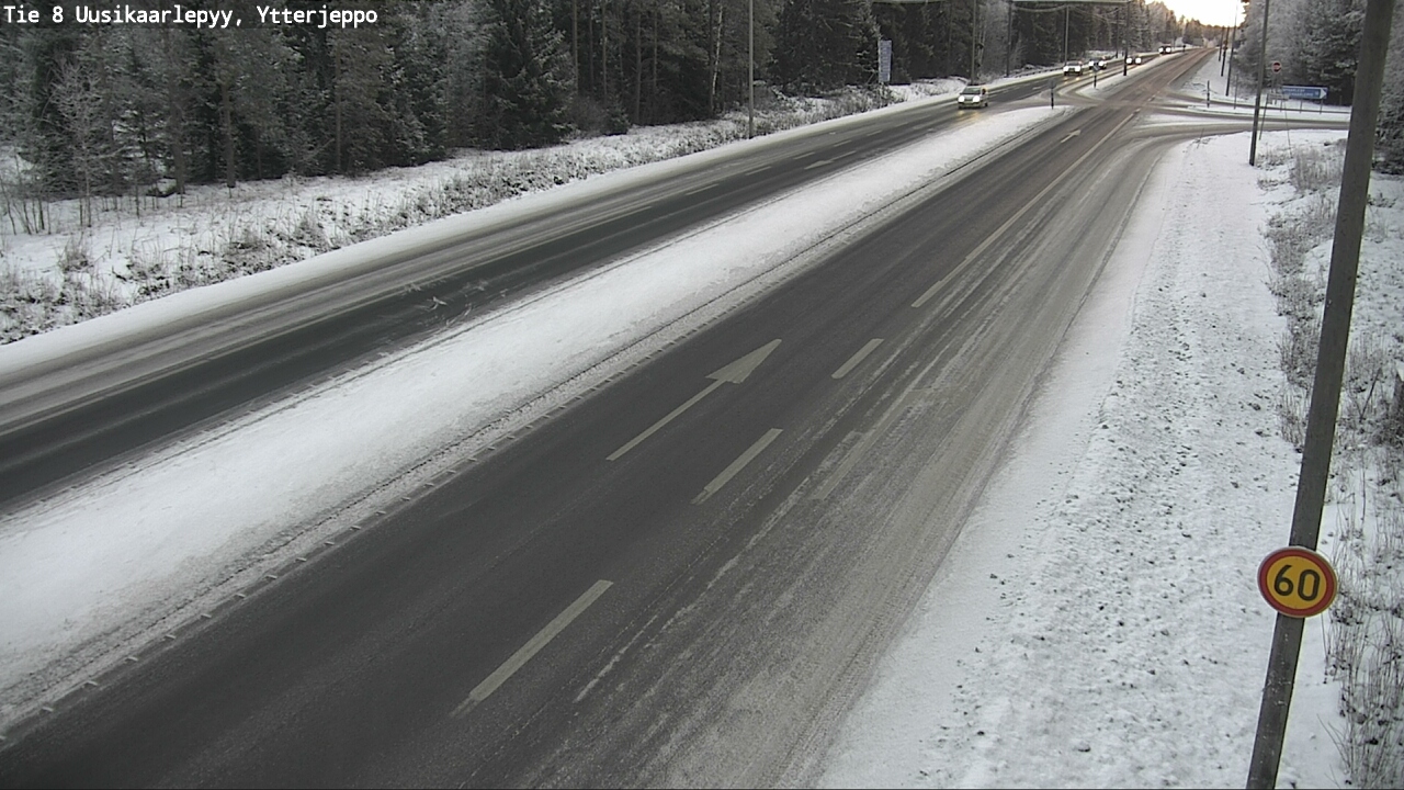 Kelikamerat Kuva Tie 8 Uusikaarlepyy, Ytterjeppo, Uusikaarlepyy, Pohjanmaa