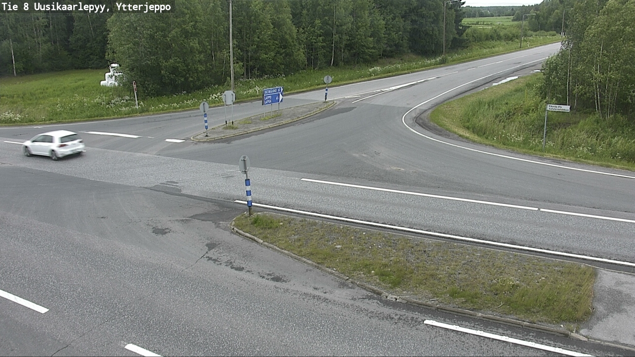 Weather Camera Image Road 8 Uusikaarlepyy, Ytterjeppo, Uusikaarlepyy, Pohjanmaa
