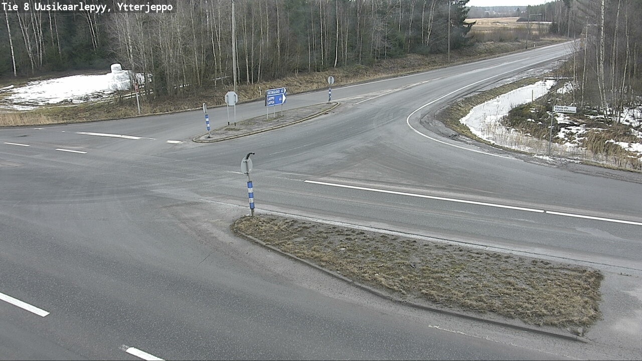 Kelikamerat Kuva Tie 8 Uusikaarlepyy, Ytterjeppo, Uusikaarlepyy, Pohjanmaa