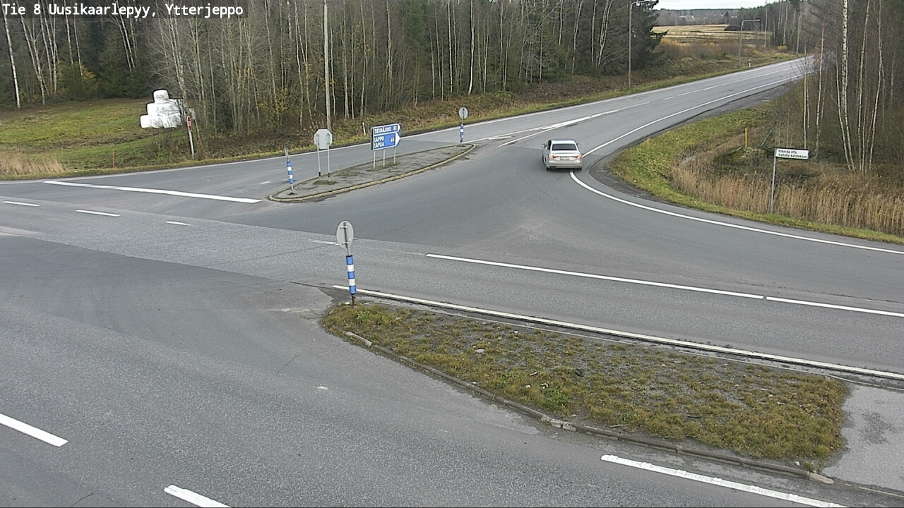Kelikamerat Kuva Tie 8 Uusikaarlepyy, Ytterjeppo, Uusikaarlepyy, Pohjanmaa