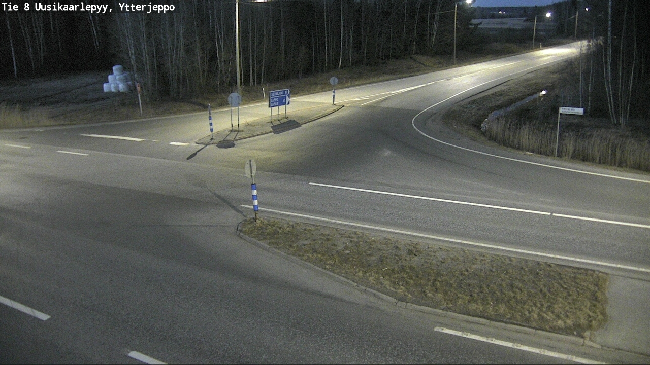 Weather Camera Image Väg 8 Nykarleby, Ytterjeppo, Uusikaarlepyy, Pohjanmaa
