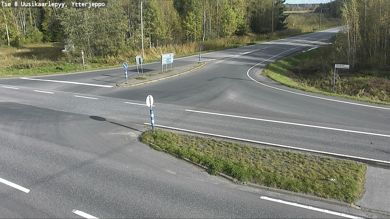 Kelikamerat Kuva Tie 8 Uusikaarlepyy, Ytterjeppo, Uusikaarlepyy, Pohjanmaa