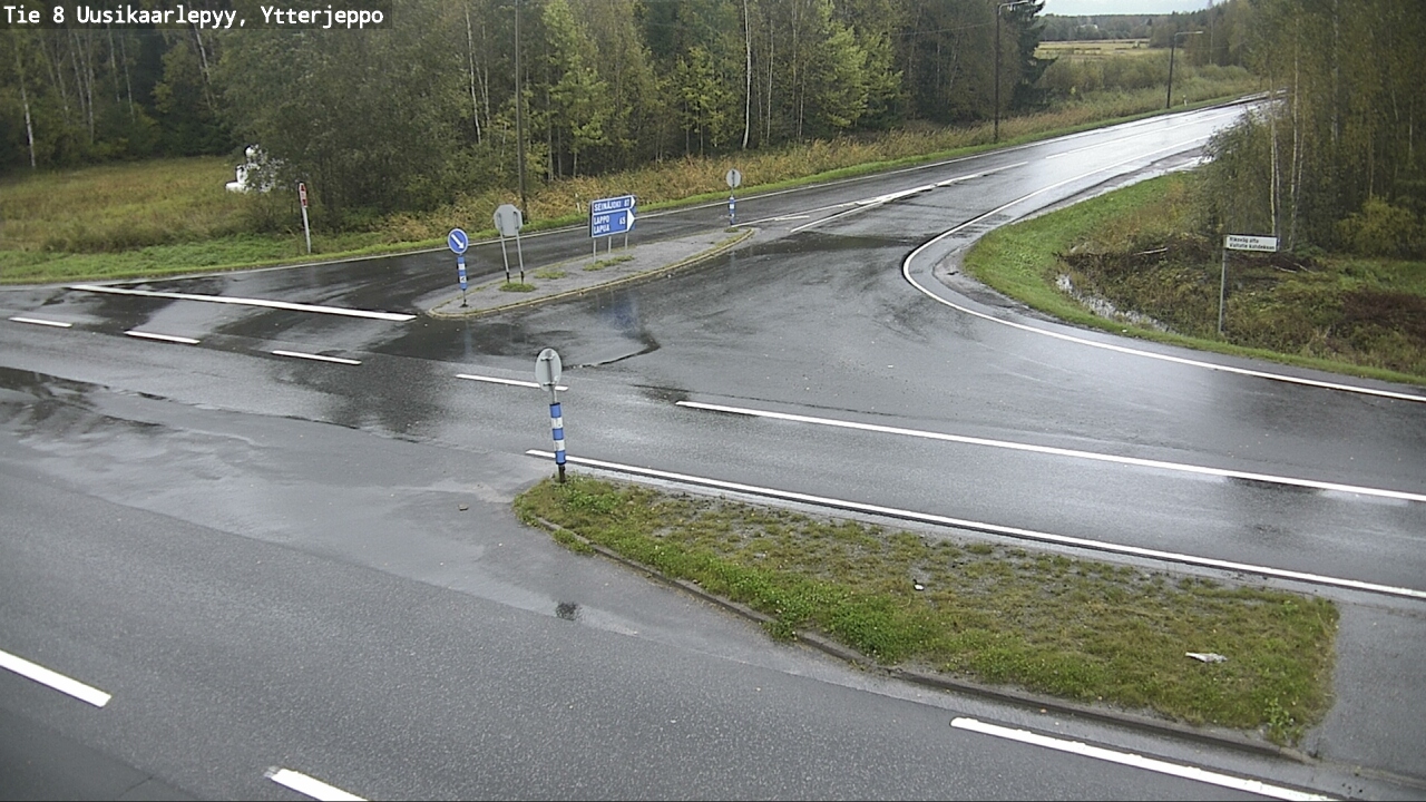 Weather Camera Image Road 8 Uusikaarlepyy, Ytterjeppo, Uusikaarlepyy, Pohjanmaa