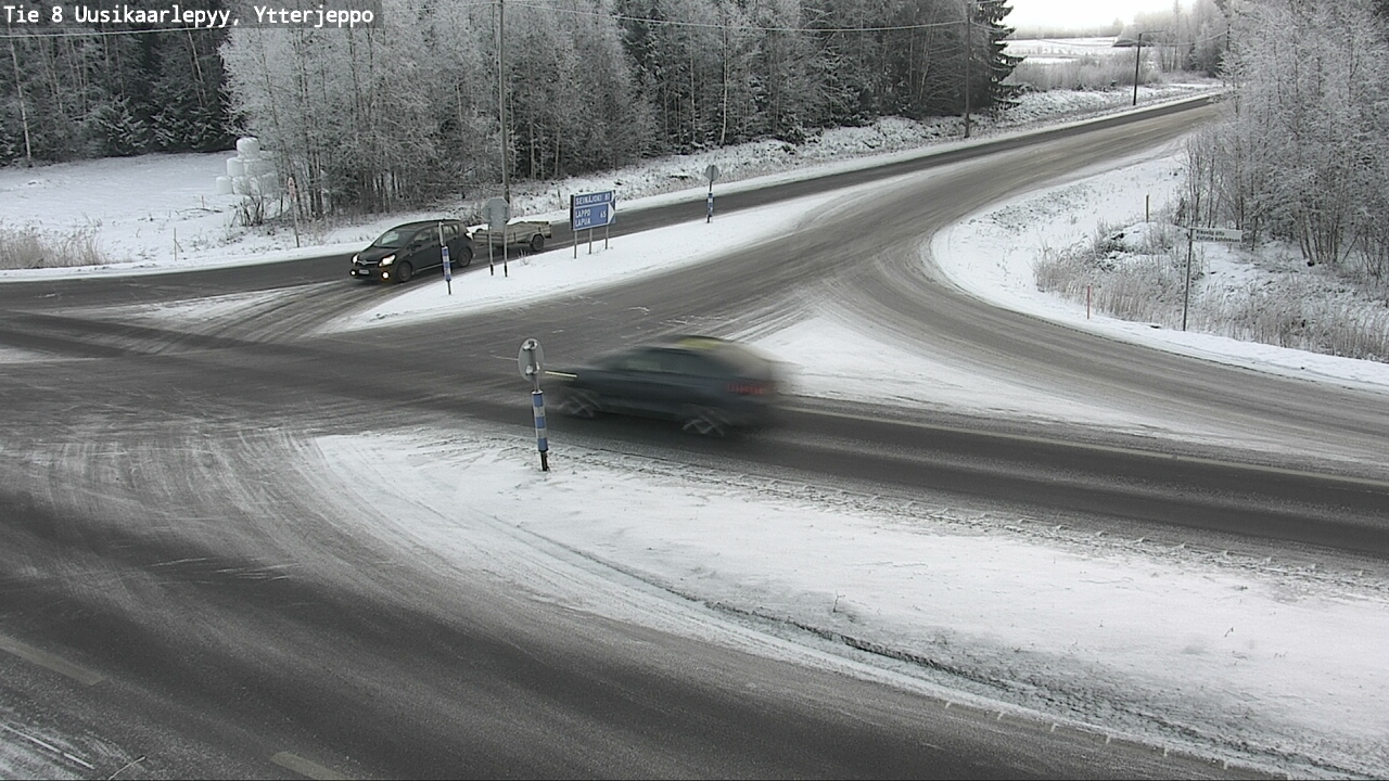 Weather Camera Image Väg 8 Nykarleby, Ytterjeppo, Uusikaarlepyy, Pohjanmaa