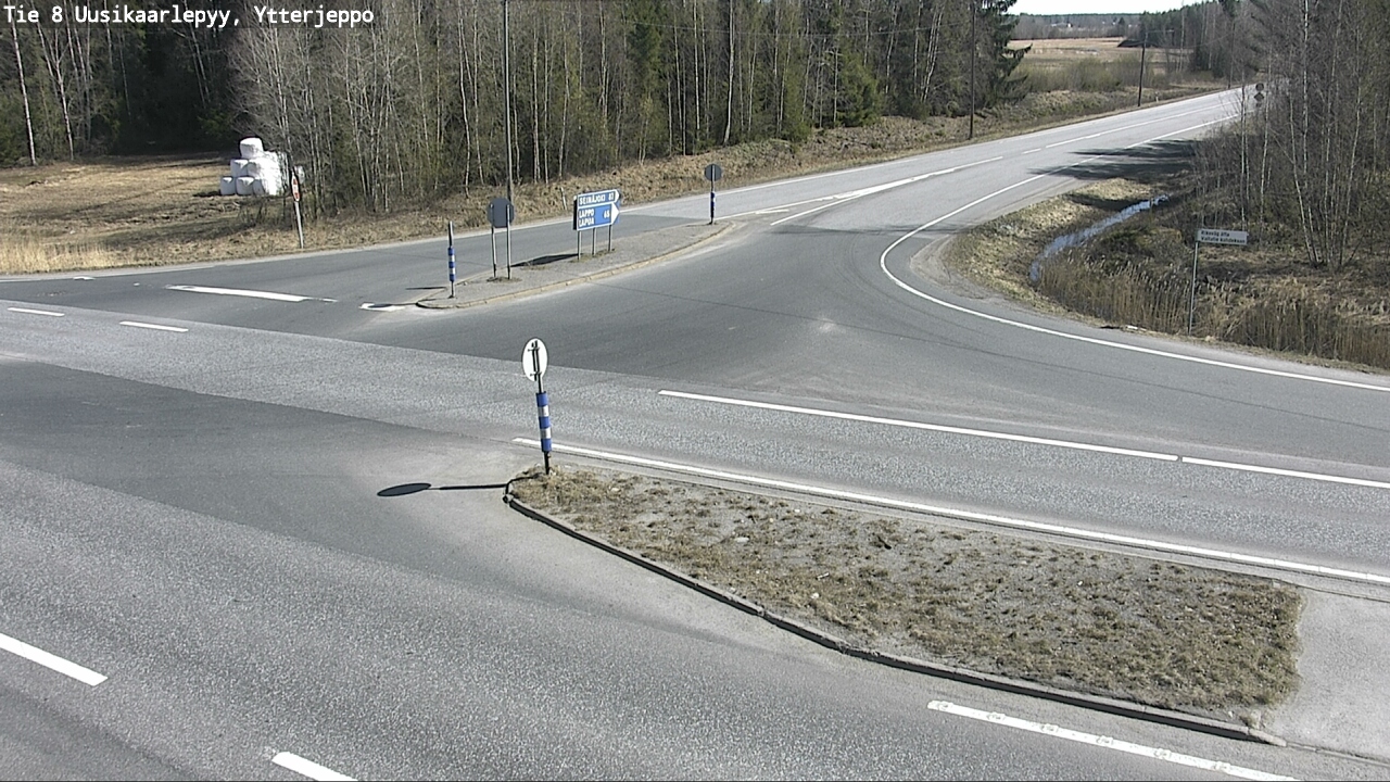 Weather Camera Image Väg 8 Nykarleby, Ytterjeppo, Uusikaarlepyy, Pohjanmaa