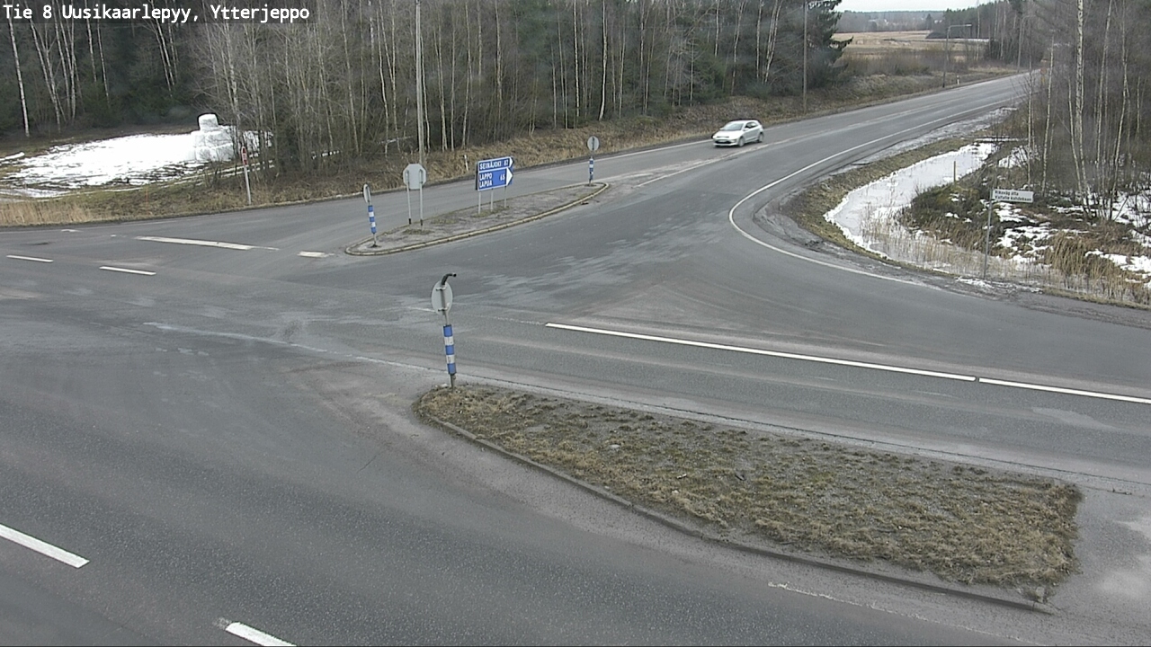 Weather Camera Image Road 8 Uusikaarlepyy, Ytterjeppo, Uusikaarlepyy, Pohjanmaa