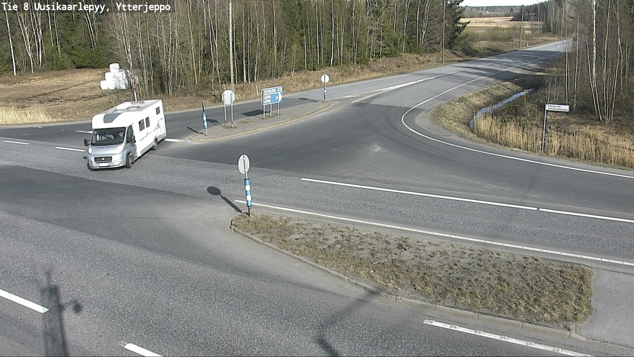 Weather Camera Image Väg 8 Nykarleby, Ytterjeppo, Uusikaarlepyy, Pohjanmaa