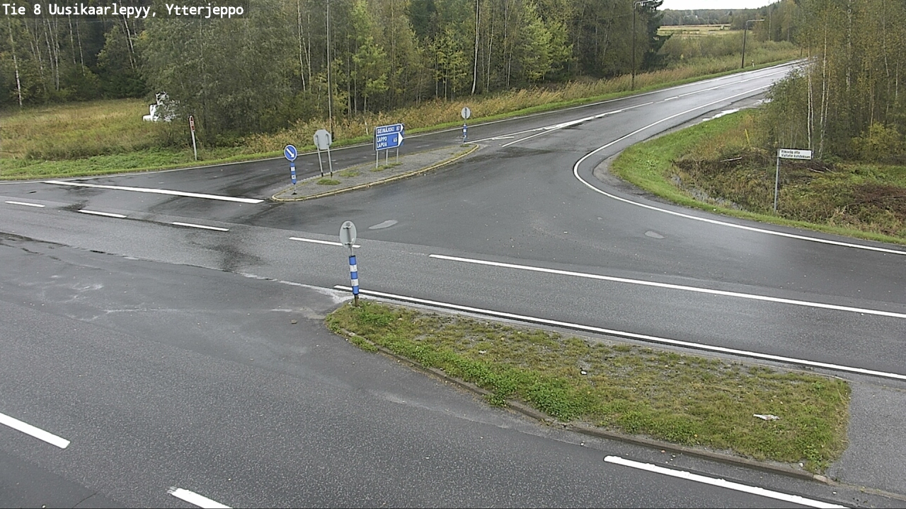 Weather Camera Image Road 8 Uusikaarlepyy, Ytterjeppo, Uusikaarlepyy, Pohjanmaa