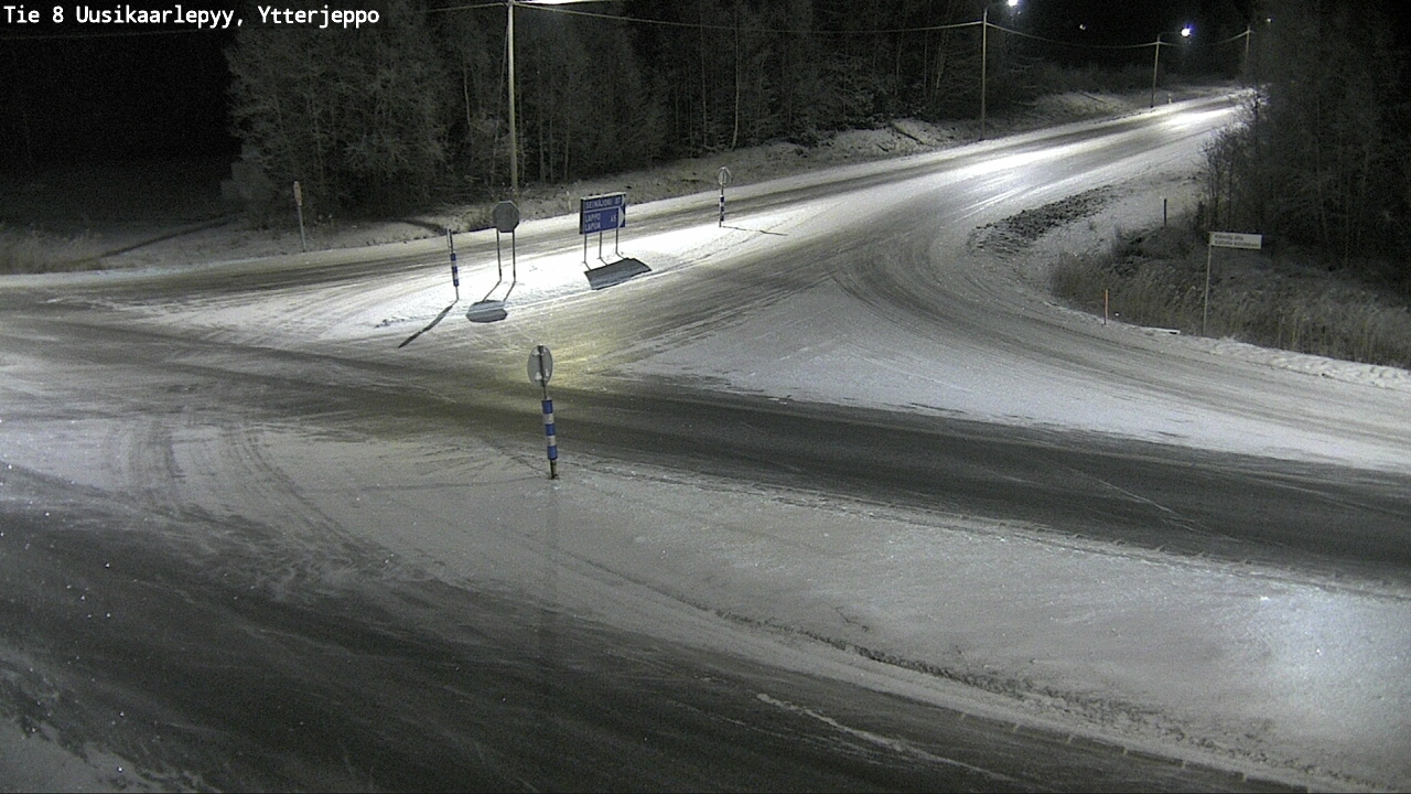 Kelikamerat Kuva Tie 8 Uusikaarlepyy, Ytterjeppo, Uusikaarlepyy, Pohjanmaa