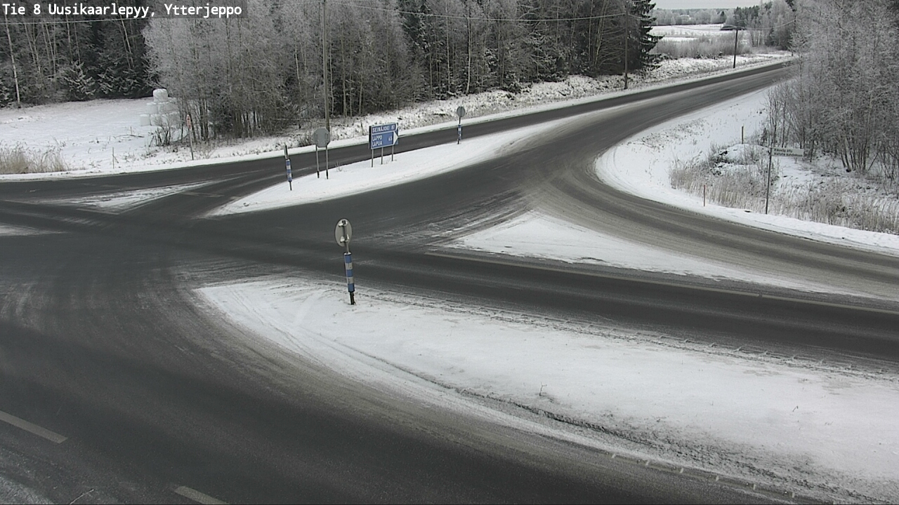 Kelikamerat Kuva Tie 8 Uusikaarlepyy, Ytterjeppo, Uusikaarlepyy, Pohjanmaa