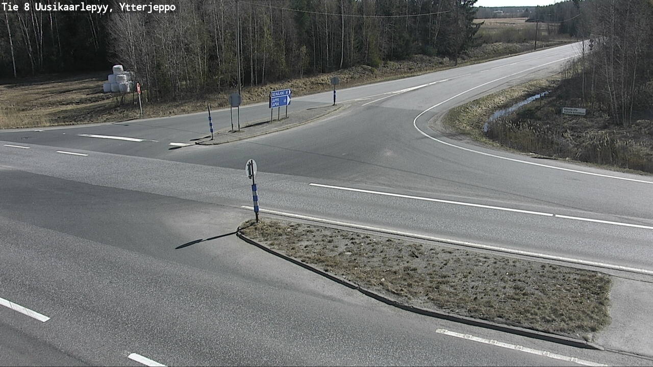 Weather Camera Image Väg 8 Nykarleby, Ytterjeppo, Uusikaarlepyy, Pohjanmaa