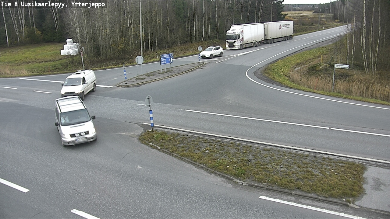 Kelikamerat Kuva Tie 8 Uusikaarlepyy, Ytterjeppo, Uusikaarlepyy, Pohjanmaa