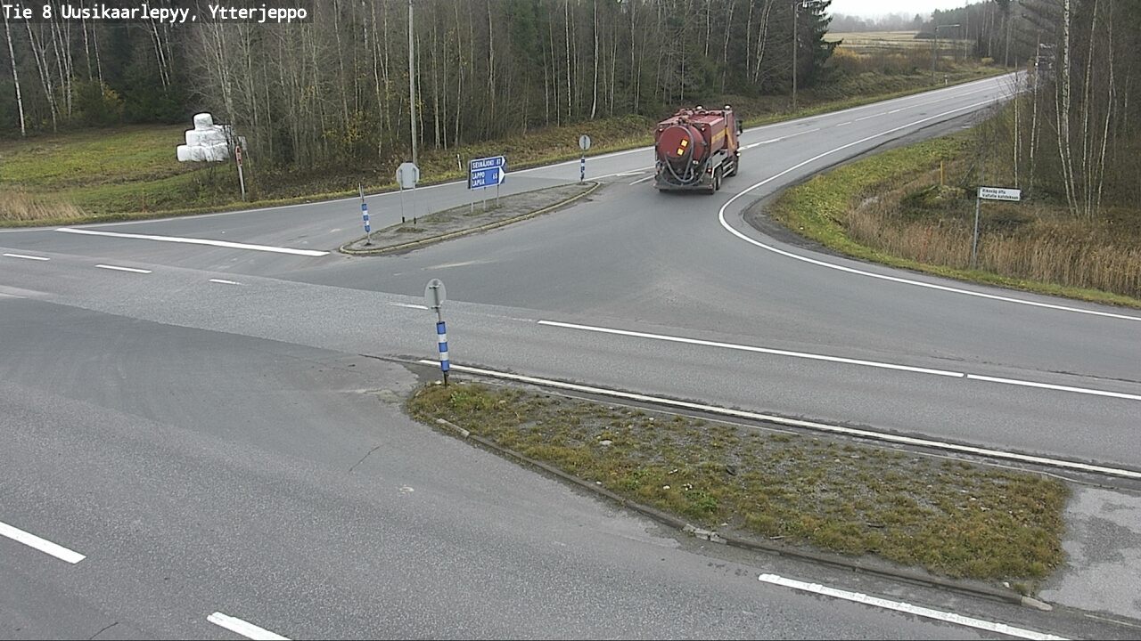 Kelikamerat Kuva Tie 8 Uusikaarlepyy, Ytterjeppo, Uusikaarlepyy, Pohjanmaa