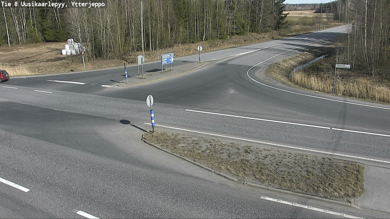 Weather Camera Image Väg 8 Nykarleby, Ytterjeppo, Uusikaarlepyy, Pohjanmaa
