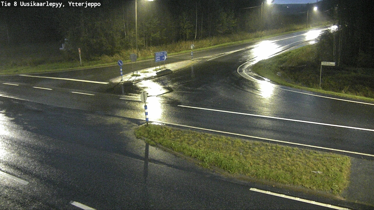 Weather Camera Image Road 8 Uusikaarlepyy, Ytterjeppo, Uusikaarlepyy, Pohjanmaa