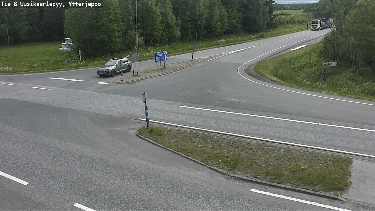 Weather Camera Image Road 8 Uusikaarlepyy, Ytterjeppo, Uusikaarlepyy, Pohjanmaa