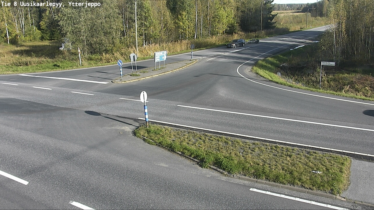 Weather Camera Image Road 8 Uusikaarlepyy, Ytterjeppo, Uusikaarlepyy, Pohjanmaa