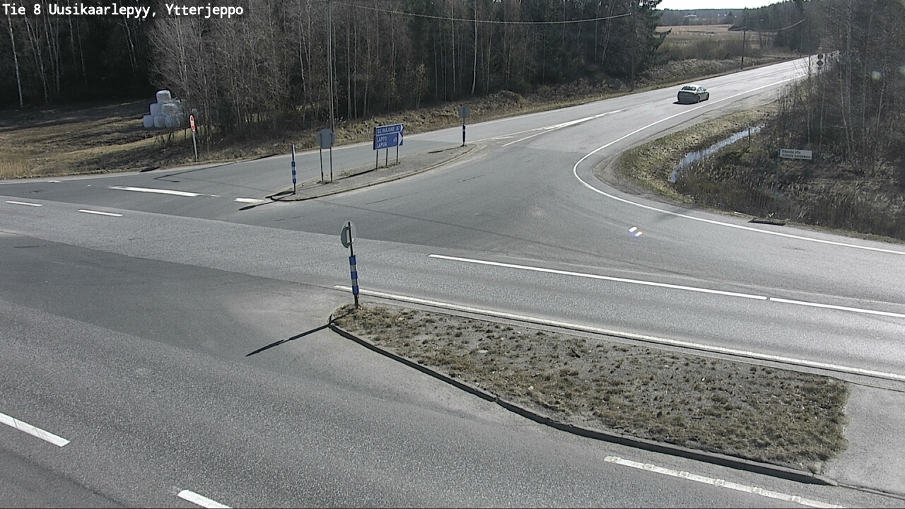 Weather Camera Image Väg 8 Nykarleby, Ytterjeppo, Uusikaarlepyy, Pohjanmaa
