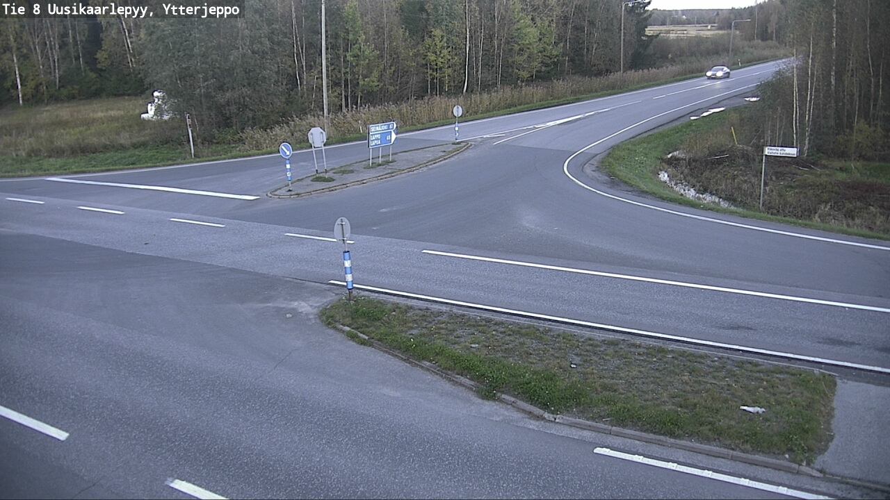 Weather Camera Image Väg 8 Nykarleby, Ytterjeppo, Uusikaarlepyy, Pohjanmaa