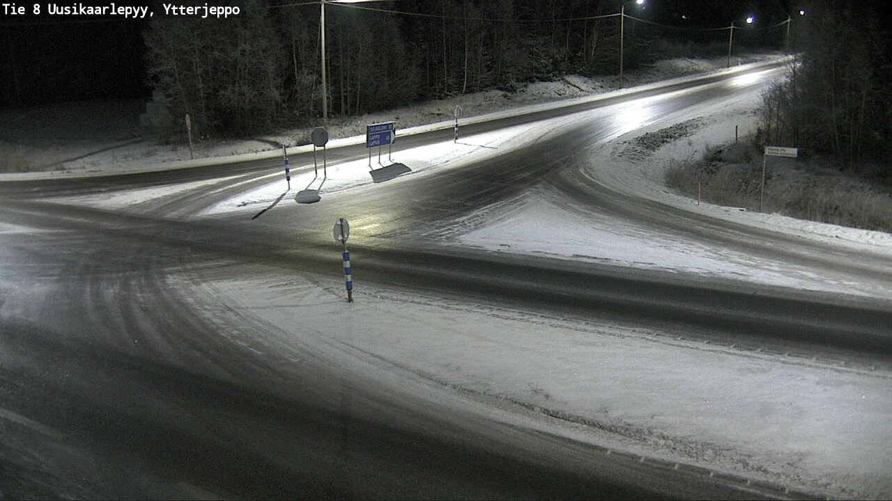 Kelikamerat Kuva Tie 8 Uusikaarlepyy, Ytterjeppo, Uusikaarlepyy, Pohjanmaa