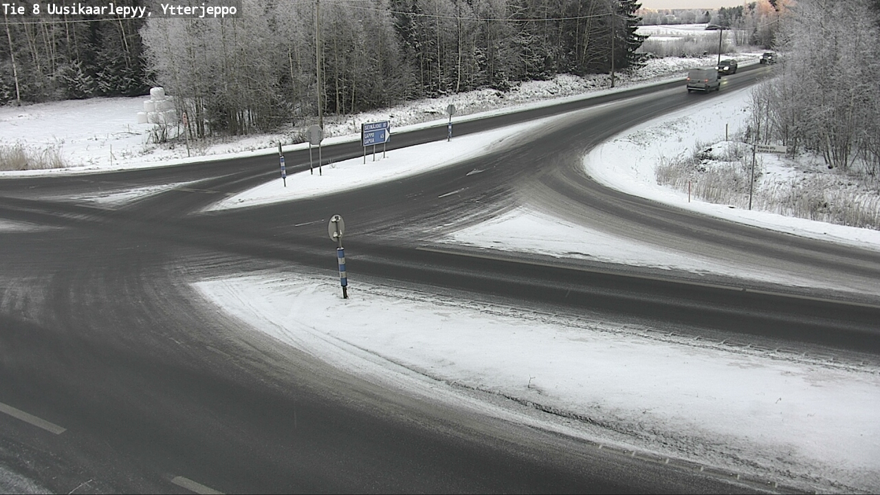 Kelikamerat Kuva Tie 8 Uusikaarlepyy, Ytterjeppo, Uusikaarlepyy, Pohjanmaa