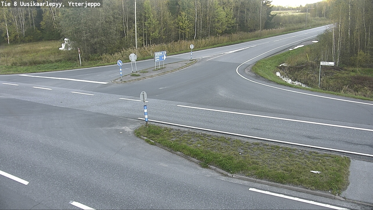 Weather Camera Image Väg 8 Nykarleby, Ytterjeppo, Uusikaarlepyy, Pohjanmaa