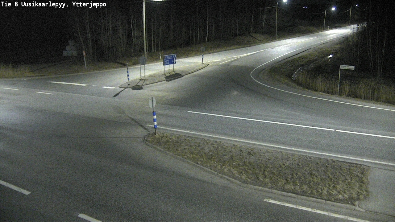 Weather Camera Image Väg 8 Nykarleby, Ytterjeppo, Uusikaarlepyy, Pohjanmaa