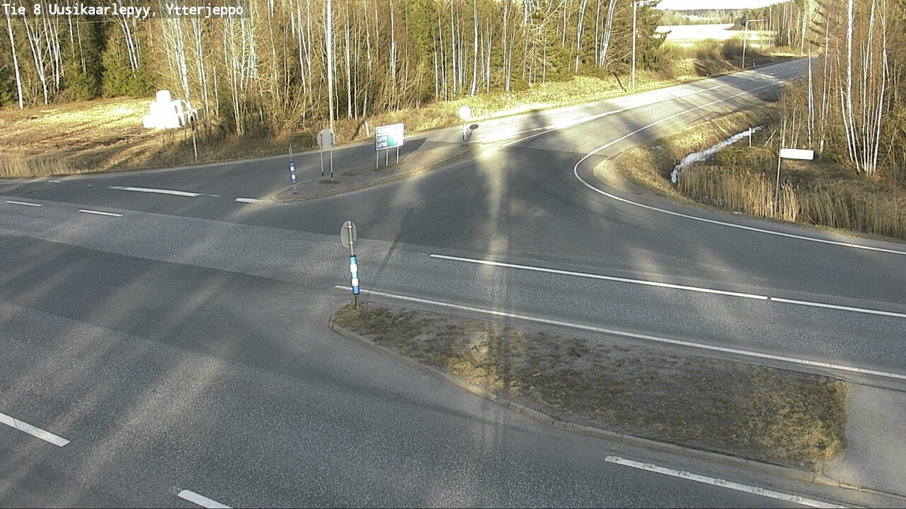 Weather Camera Image Väg 8 Nykarleby, Ytterjeppo, Uusikaarlepyy, Pohjanmaa