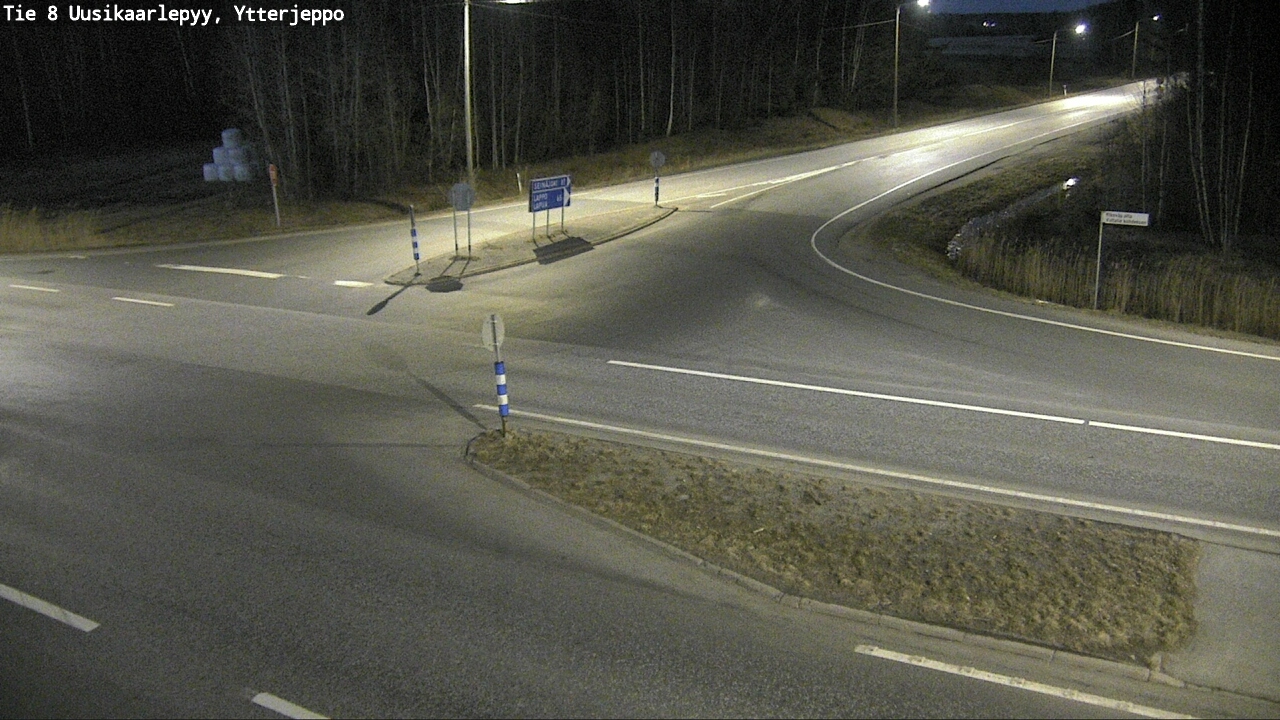 Weather Camera Image Väg 8 Nykarleby, Ytterjeppo, Uusikaarlepyy, Pohjanmaa