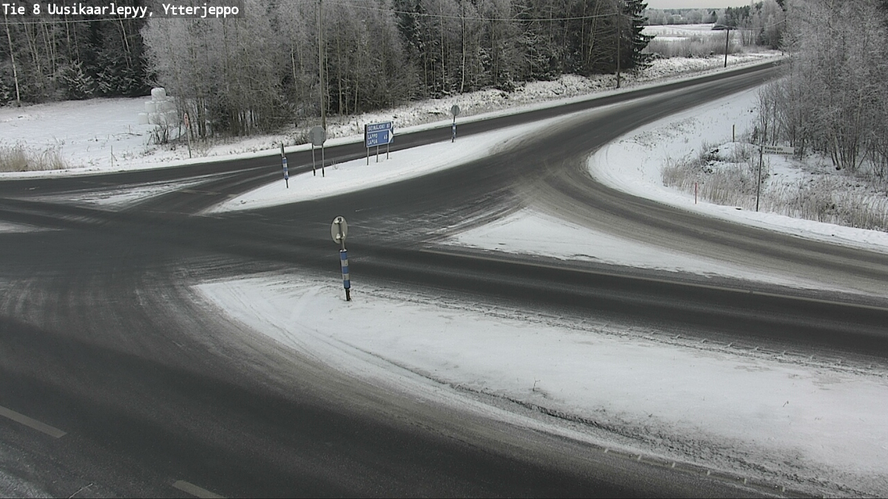 Kelikamerat Kuva Tie 8 Uusikaarlepyy, Ytterjeppo, Uusikaarlepyy, Pohjanmaa