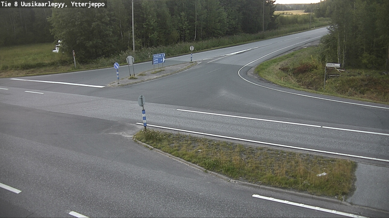 Weather Camera Image Road 8 Uusikaarlepyy, Ytterjeppo, Uusikaarlepyy, Pohjanmaa