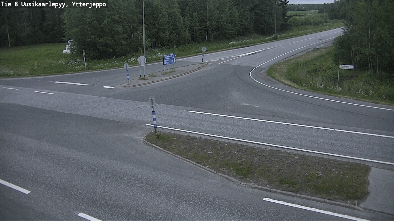 Kelikamerat Kuva Tie 8 Uusikaarlepyy, Ytterjeppo, Uusikaarlepyy, Pohjanmaa