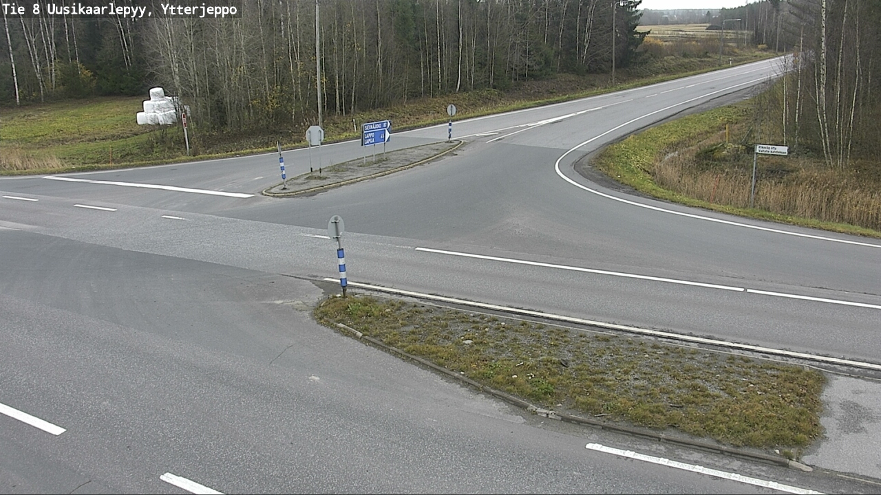 Kelikamerat Kuva Tie 8 Uusikaarlepyy, Ytterjeppo, Uusikaarlepyy, Pohjanmaa